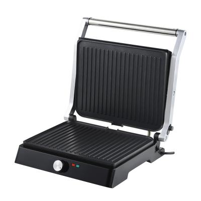 China Easily Cleaned High Quality Electric Touch Grill With Oil Tray Press Panini Grill Die Cast Aluminum Body Removable Design for sale