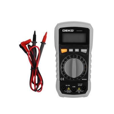 China DEKO DKF0303 Digital Multimeter 1999 Counts Overload Protection 75x42x146mm Backlight Function For Poor Light Situation DKF0303 for sale