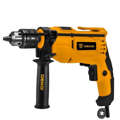 China 2 Functions DEKO DKID13Z2 220V Impact Drill 2 Functions Hammer Electric Rotary Screwdriver Electric Drill Machine Tools for sale