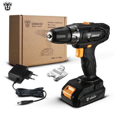 China LED Worklight DEKO GCD20DU5 18V Cordless Drill Screwdriver Power Driver With 2-Speed ​​Electric Machine Tools For DC Lithium-ion Battery for sale