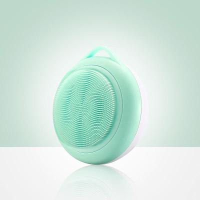 China New Listing Beautiful Silicone Facial Deep Cleansing Facial Cleansing Brush 3 in 1 Facial Cleansing Brush for sale