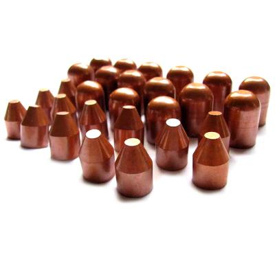 China CuCrZr CUCRZR Electrodes Cap Tip For Spot Nut Welding for sale