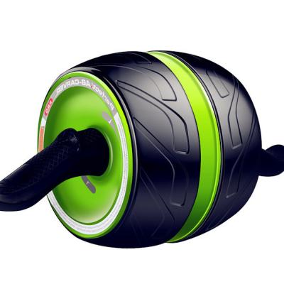 China High density Workout Home Use Yoga Muscle Bodybuilding Exerciser Abdominal Ab Carver Pro Roller Ab Fitness Power Roller Wheel With Mat for sale