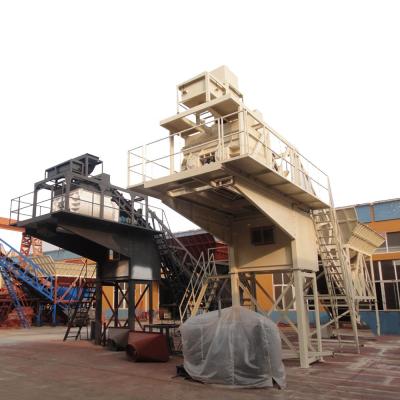 China Building Material Stores YHZS Series 25m3/h Fully Automatic To 75m3/h Portable Mobile Concrete Batching Plant for sale