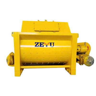 China Concrete Batching Machine Factory Host HZS 50 Construction Material Stores 1m3 JS 1000 Axle Concrete Mixer Stationary Twins for sale