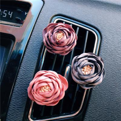 China Creative Top Air Freshener Diffuser Car Tulip Car Air Conditioning Outlet Perfume with Female Car Interior for sale