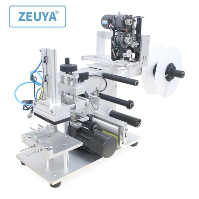 China CLOTHING Flat Manual Bottle Labeling Machine with Date Printing LT-60D for sale