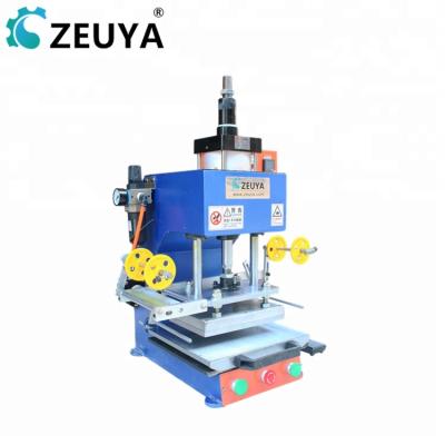 China Hotels Table Top Automatic Pneumatic Hot Embossing Foil Stamping Machine 18*28CM for sale