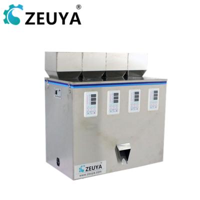 China 1-50G 4 Stations Partical Weighing And Filling Vibration And Powder Weighting And Filling Machine for sale