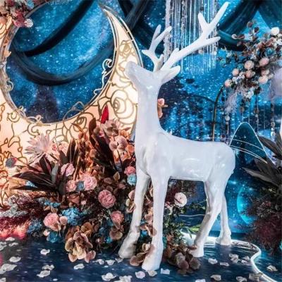 China Life Size Animal Garden Sculpture Statue Deer Family Carving Resin for sale