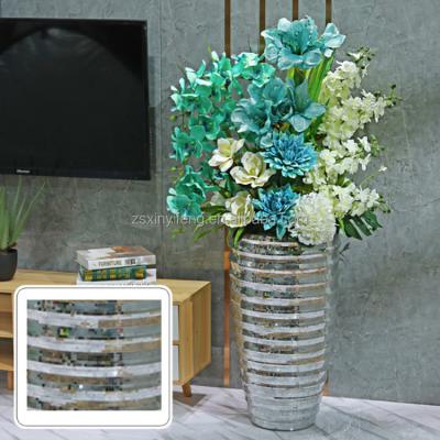 China Nordic Wholesale Crystal Glass Vase Floral Clear Of Bedroom Ornaments for sale