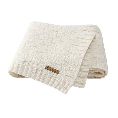 China Anti-pilling Mimixiong 100% 100*80cm Acrylic Blanket in Knitted Baby Running Blankets for Infant Children for sale