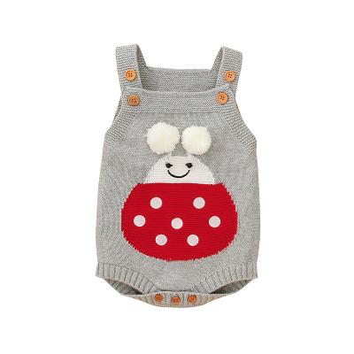 China Mimixiong home textile knitted custom baby romper 100% organic cotton baby rompers wholesale baby clothes unisex for sale