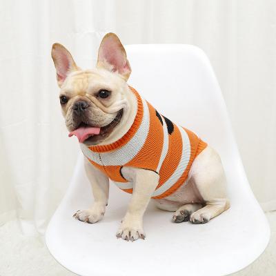 China Luxury Cat Dog Clothes Knitted Sweater Dog Costume Mischief Sustainable Pet Clothes Halloween for sale