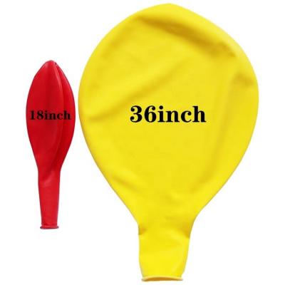 China Helium Backed 36 Inch Size 72# Giant Jumbo Latex Balloons For Party And Festival Decorations for sale