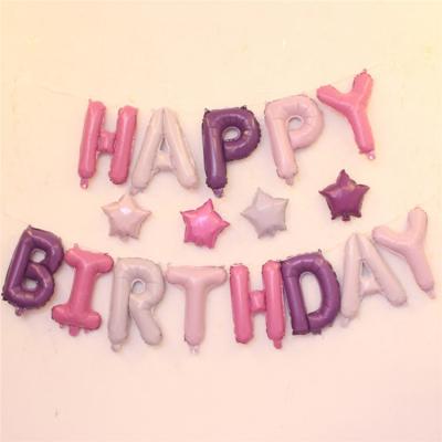 China Colorful Birthday Wholesale 16inch HAPPY BIRTHDAY Letter Sets for sale