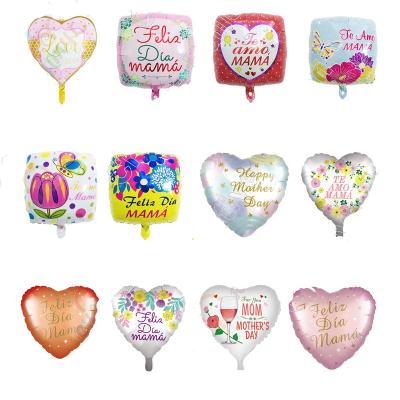 China Wholesale Happy Mother's Day 18inches Foil Balloons Cheap Foil Balloons 18inch (45cm) Diameter for sale