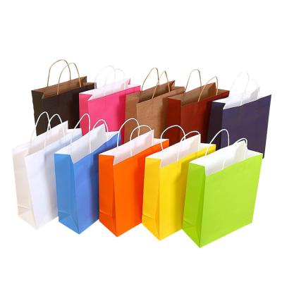 China Eco-friendly Handheld Paper Bag Custom Logo Materials Custom Gift Bag For Mall Shopping for sale