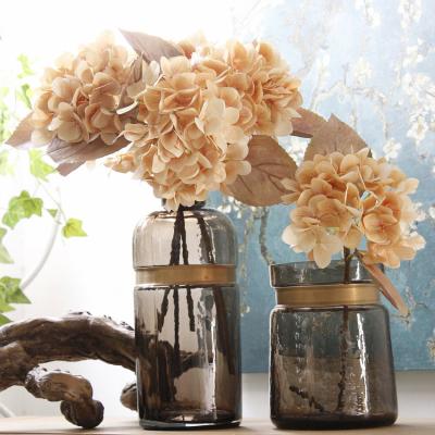 China High Quality Home Fabric Hydrangea Style Decoration Artificial Hydrangea Wedding/Hydrangea Large for sale