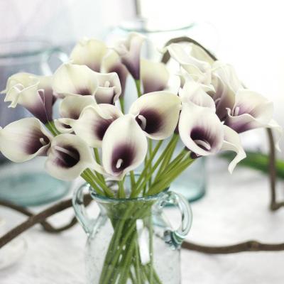 China Fashional Factory Sale Real Touch Mini Calla Lily 34.5cm PU Calla Lily Artificial Flower Decoration for sale