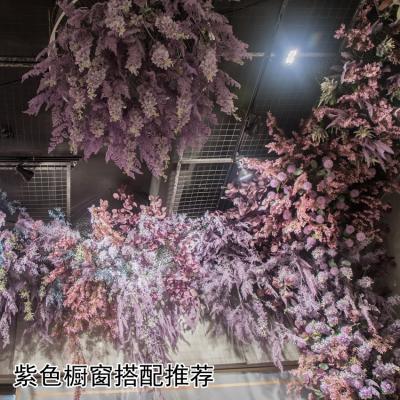 China Durable Wholesale Purple Wedding Artificial Flowers Hydrangea Rose Red Wedding Flower Decoration From China for sale