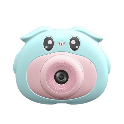 China Mini cartoon toy piggy camera for kids digital toy for kids dslr pink video flash kids full hd for sale