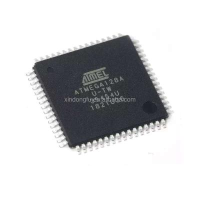 China Standard Encapsulation QFP64 Microcontroller Chip Micro ATMEGA128A-AU Controller for sale