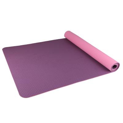 China Large Yoga Mat Anti Slip with Carrying Strap and Mesh Bag High Quality Eco-friendly Goods Wholesale Tape for sale