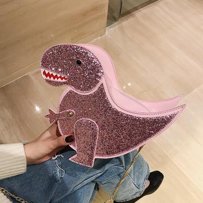 China Fashion New Arrival Lady Bag Handbags 3D Dinosaur Shape Lady Purse Shoulder Handbag for sale