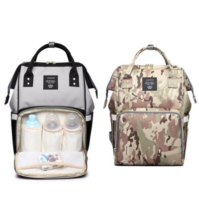 China Hot Selling Waterproof Amazon Mommy Diaper Shoulder Backpack Bag Diaper Bag for sale