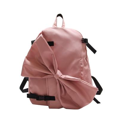 China Eco Retro New Design Fashion Bowknot School Backpack Bag for sale