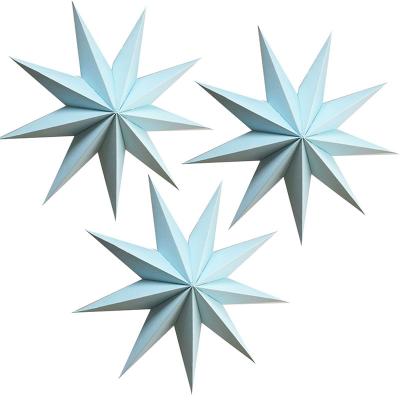 China Nine Point Paper Star Europe Party Wholesale Custom Decoration Hanging Decor for sale