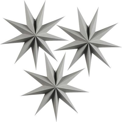 China Europe Star Lanterns Nine Point Paper Decoration for Christmas Party Wedding for sale