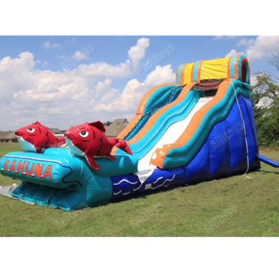 China 0.55mmpvc Tarpaulin PVC Kakuna Inflatable Slides Large Inflatable Dry Stair Slide For Sale for sale