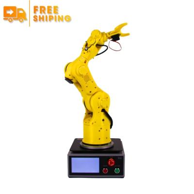 中国 China 6 Dof Manipulator Clamp Claw Aluminum Alloy Educational Robotic Arm Price 販売のため