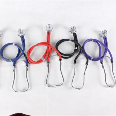 China Metal Colored Luxury Professional Sprague Rappaport Dual Tube Stethoscope for sale