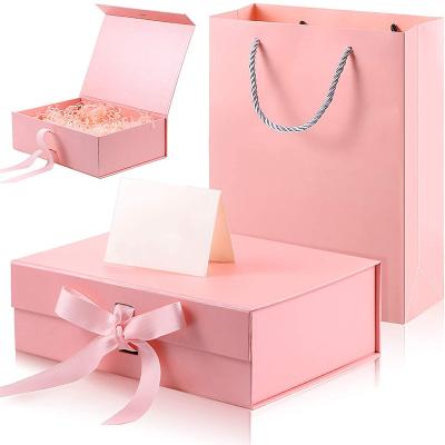 China Shira Gift Boxes With Magnetic Recyclable Lid for Wedding Gift Boxes and Bags for sale