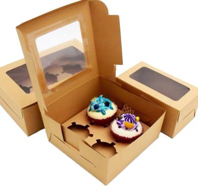 China Shira Cake Box Wrappers Disposable Stands With Window Custom Logo for sale