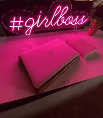 China Custom Mall Girl Boss Neon Light Sign For Girls Room Decoration for sale