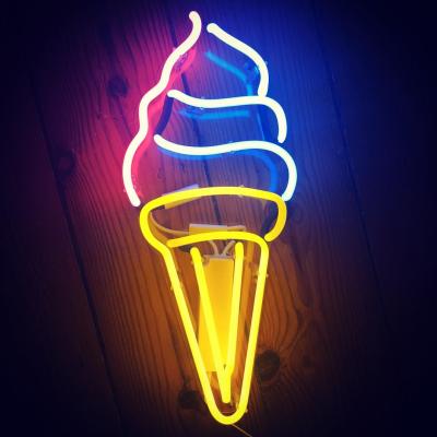 China event & Wholesale Party Made In China Led Ice Cream Neon Sign For Ice Cream Shop Adverti Sign And Decoration for sale