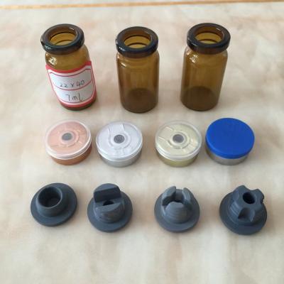 China Stopper Good Quality Butyl Rubber Bottle Stopper For Injection Glass Vials For Glass Bottle Medical Rubber Lid for sale