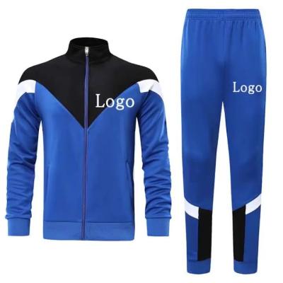 China Autumn Breathable Winter 2 Piece Set 100% Polyester Tracksuits Mens Jogging Suit With Custom Logo for sale