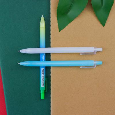 China Low Price Promotion Solid Color High Quality Retractable Ballpoint Pen Multicolor With Customized LOGO for sale