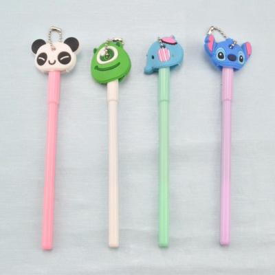 China office & School Pen Customized Animal Rubber Head Gel Pen For Kids for sale