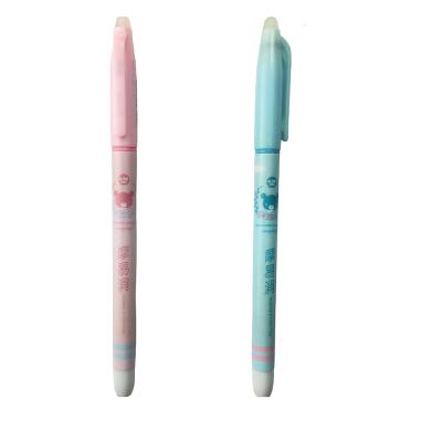 China Korean Plastic Capacitive Pink Color Erasable Ink Gel Point Stylus Stationery 0.35mm Stylish Touch Screen Stylus Pen for sale