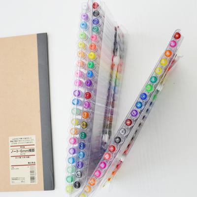 China 60pcs Glitter Glitter Colored Gel Pen Set For Drawing for sale