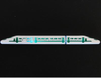 China Special Train Shape Capacitive Touch Screen Flashing Led Light Ball Pen for sale