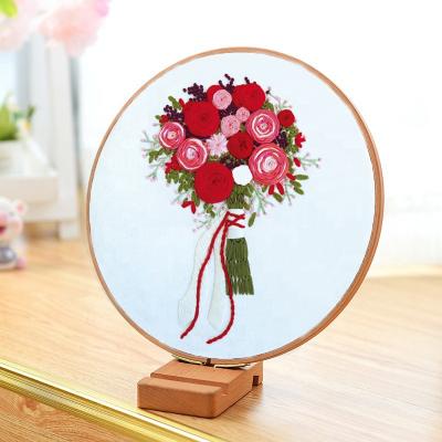 China China Good Quality Hot Selling Custom Embroidery Hand Embroidery Diy Embroidery Kit for sale