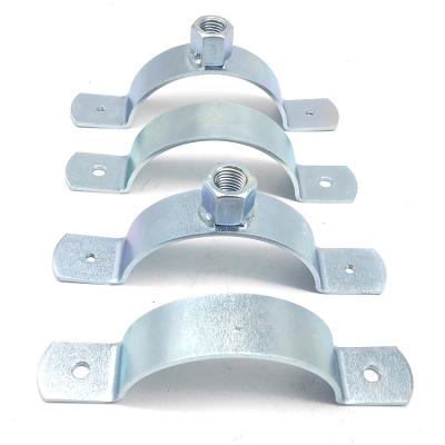 China Pipes Heavy Duty Steel Pipe Fittings Pipe Clamps Hydraulic Tube Clamps Industrial Pipe Support for sale