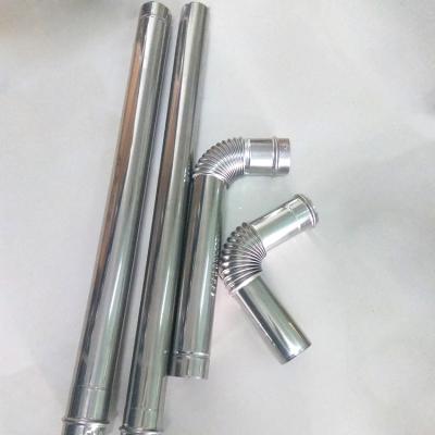 China Industrial 70mm Stainless Steel Boiler Flue Pipe /Smoke Flue / Smoke Pipe for sale